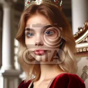 Изображение девушка принцесса с короной