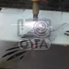 Изображение резка плазмой металлического изделия в цеху