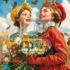 Представьте себе сцену, где девушка наслаждается теплым солнечным днем, окруженная великолепием цветов: яркими тюльпанами, нежными розами или солнечными подсолнухами. С такой картинкой можно говорить о множестве тем. Например, вы можете обсудить темы цветочного вдохновения, ухода за цветами, идеи для фотосессий на природе или создание эффектного весеннего букета