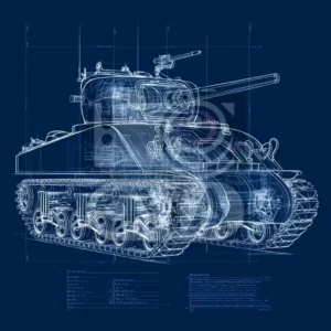 Изображение демонстрирует уникальные детали и текстуры, от реалистичных гусениц до четко проработанных органов управления и вооружения. Благодаря использованию современных технологий и качественных материалов, эта модель танка сочетает в себе не только эстетическую привлекательность, но и долговечность