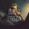 В современном мире музыка стала неотъемлемой частью нашей жизни. Каждый из нас имеет свой уникальный стиль и пред preferences, и часто мы выбираем слушать любимые треки через качественные наушники. Рисунок мужчины в наушниках ярко иллюстрирует это чувство погружения в музыкальную атмосферу. В этом арт-объекте каждая деталь подчеркивает необыкновенное удовольствие от прослушивания музыки