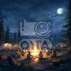 Вечер у костра