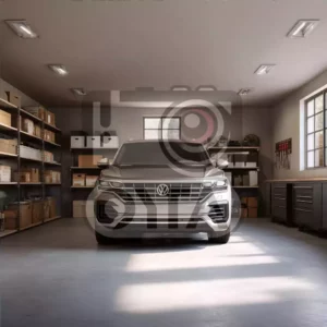 Серый автомобиль