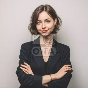 Девушка в костюме