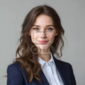 Девушка в костюме