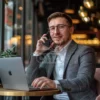Цветовая гамма и композиция акцентируют внимание на лице, не перегружая кадр лишними деталями, что делает изображение универсальным для заголовков, описаний и визуальных материалов сайта. Эта фотография мужчины в кафе может служить визуальным мостиком между идеями продуктивности, онлайн‑обучения и делового стиля жизни, помогая привлечь аудиторию, ищущую вдохновляющие примеры профессиональной повседневности. Используйте ее в баннерах, блогах или соцсетях — она передает энергию мотивации, надежности и современного подхода к работе