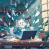 Эта картинка с кошкой за ноутбуком становится мощным визуальным якорем для статей и социальных постов, где нужно подчеркнуть прорыв, смелость и движение к новым идеям. Используйте этот образ в сочетании с аккуратной структурой: интригующее начало, затем развернутая история и призыв к действию, связывающий зрителя с вашим продуктом или услугой