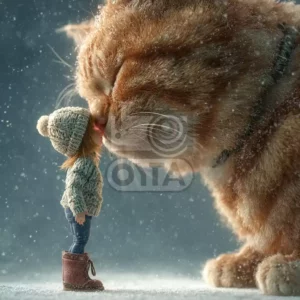 Девочка с котом