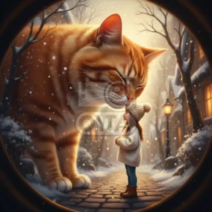 Девочка с котом