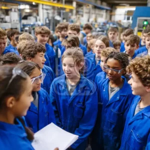 Подростки на производстве