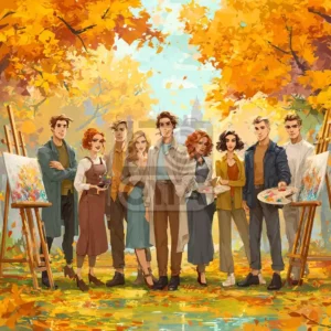 Художники в парке Художники в парке